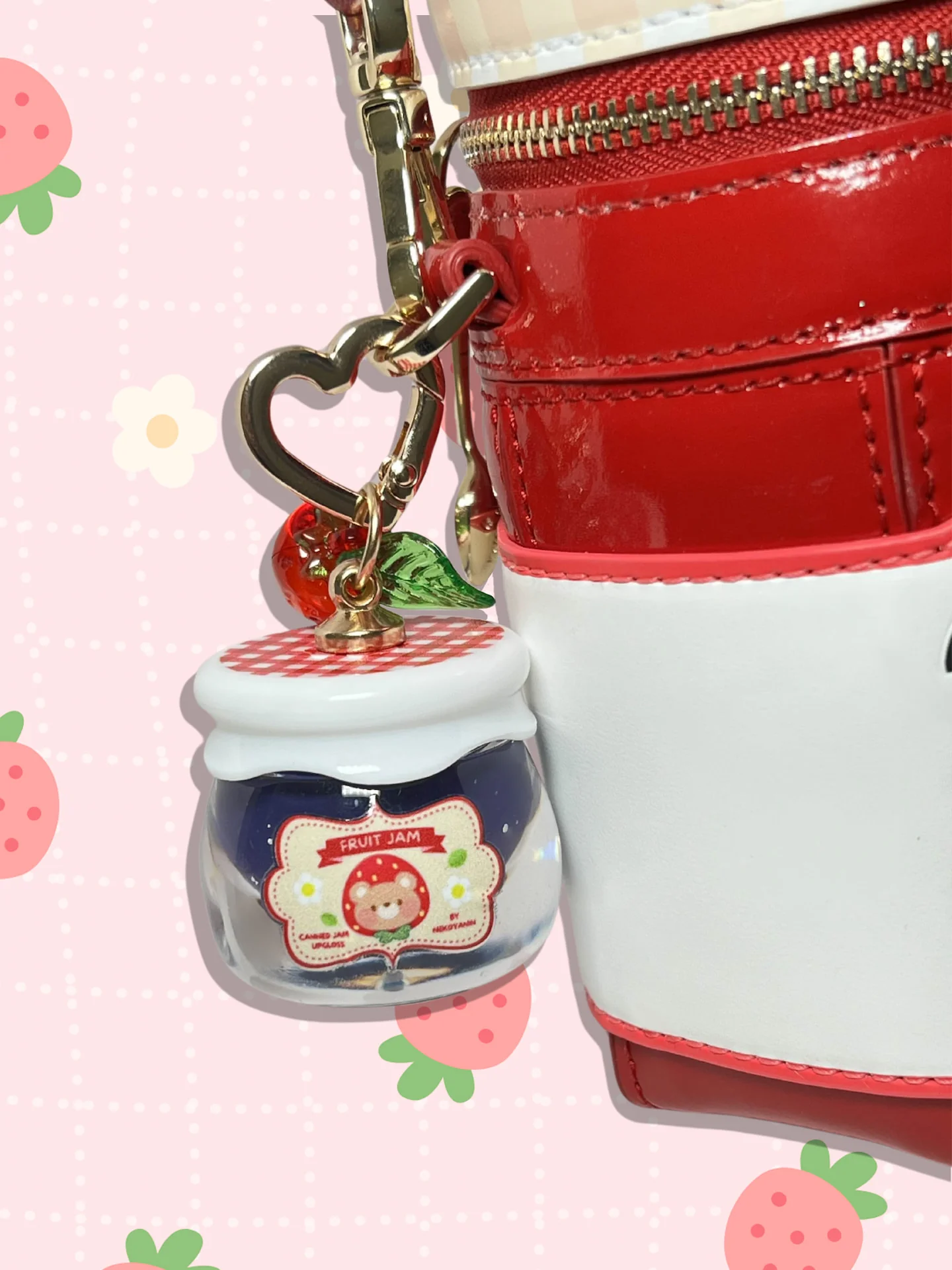 Fruit Jam Lip Gloss Keychain - Image 3