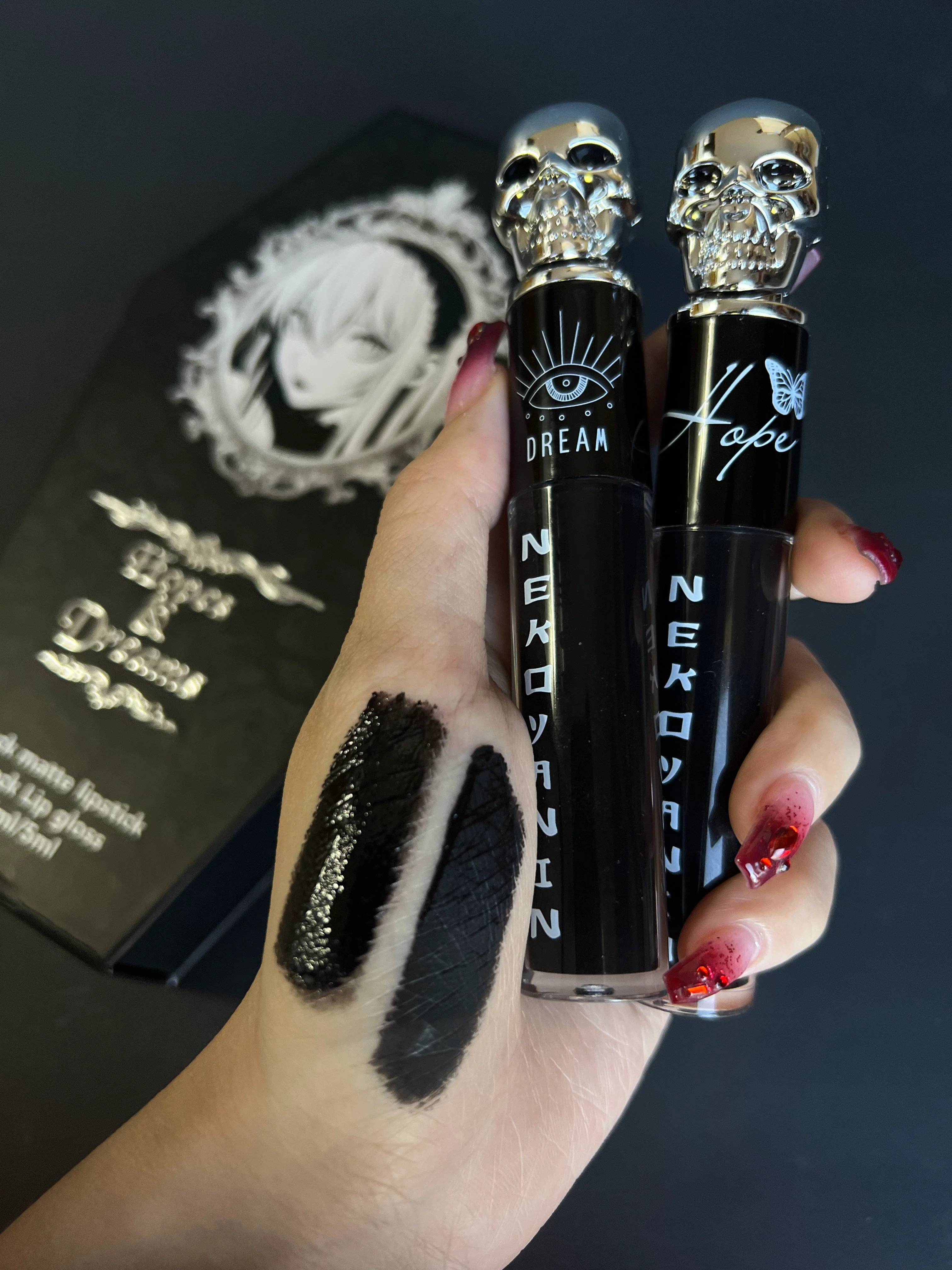 Hopes And Dreams Black Liquid Lipstick And Lipgloss Duo - Image 5